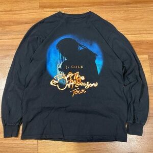 JCole The Off Season Tour Rapper Black Longsleeve T-shirt